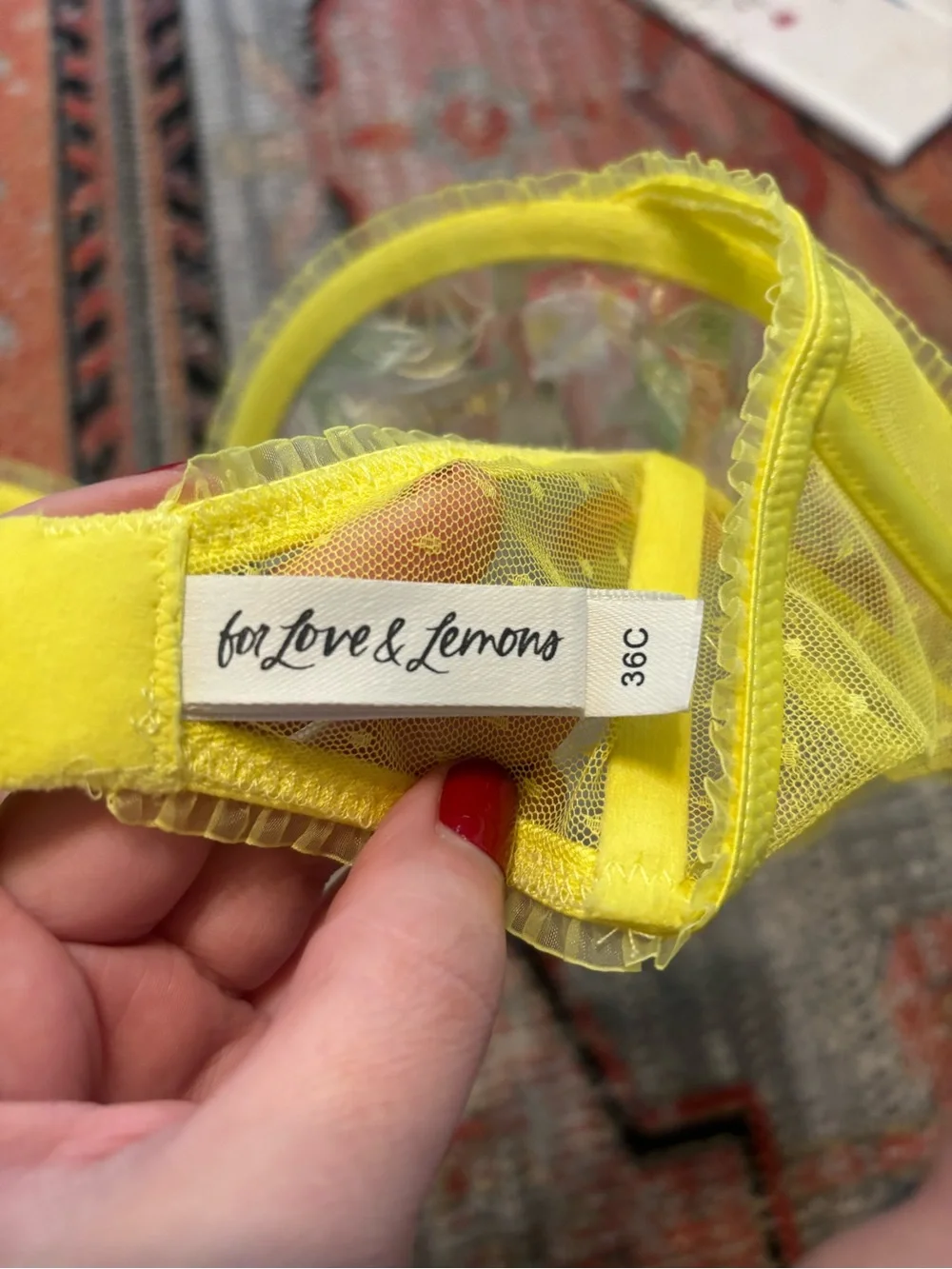 For Love and Lemons 🍋 Mirabelle Underwire Bra 36C